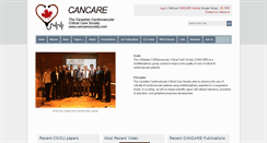 Desktop Screenshot of cancaresociety.com